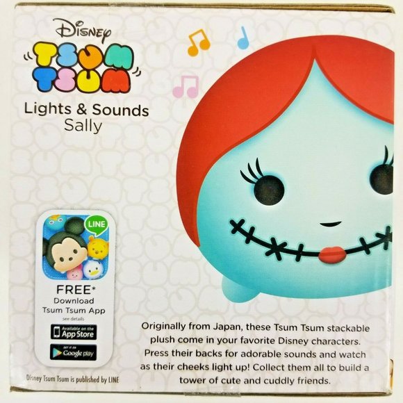 The Nightmare Before Christmas Sally Mini 3.5" Tsum Tsum Lights And Sounds New - Picture 5 of 12